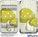 iPod Touch 2G & 3G Skin - Mushrooms Yellow