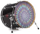 Vinyl Decal Skin Wrap for 20" Bass Kick Drum Head Tie Dye Swirl 103 - DRUM HEAD NOT INCLUDED