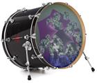 Vinyl Decal Skin Wrap for 20" Bass Kick Drum Head Artifact - DRUM HEAD NOT INCLUDED