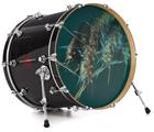 Vinyl Decal Skin Wrap for 20" Bass Kick Drum Head Bug - DRUM HEAD NOT INCLUDED
