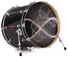 Vinyl Decal Skin Wrap for 20" Bass Kick Drum Head Infinity - DRUM HEAD NOT INCLUDED
