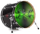 Vinyl Decal Skin Wrap for 20" Bass Kick Drum Head Lighting - DRUM HEAD NOT INCLUDED