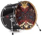 Vinyl Decal Skin Wrap for 20" Bass Kick Drum Head Nervecenter - DRUM HEAD NOT INCLUDED