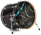 Vinyl Decal Skin Wrap for 20" Bass Kick Drum Head Tartan - DRUM HEAD NOT INCLUDED