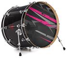 Vinyl Decal Skin Wrap for 20" Bass Kick Drum Head Baja 0014 Hot Pink - DRUM HEAD NOT INCLUDED