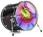 Vinyl Decal Skin Wrap for 20" Bass Kick Drum Head Burst - DRUM HEAD NOT INCLUDED