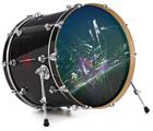 Vinyl Decal Skin Wrap for 20" Bass Kick Drum Head Oceanic - DRUM HEAD NOT INCLUDED