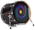 Decal Skin works with most 24" Bass Kick Drum Heads Badge - DRUM HEAD NOT INCLUDED
