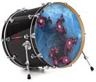 Decal Skin works with most 24" Bass Kick Drum Heads Castle Mount - DRUM HEAD NOT INCLUDED