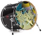Decal Skin works with most 24" Bass Kick Drum Heads Construction Paper - DRUM HEAD NOT INCLUDED