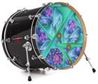 Decal Skin works with most 24" Bass Kick Drum Heads Cell Structure - DRUM HEAD NOT INCLUDED