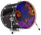 Decal Skin works with most 24" Bass Kick Drum Heads Classic - DRUM HEAD NOT INCLUDED
