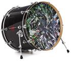 Decal Skin works with most 24" Bass Kick Drum Heads Day Trip New York - DRUM HEAD NOT INCLUDED