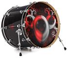 Decal Skin works with most 24" Bass Kick Drum Heads Circulation - DRUM HEAD NOT INCLUDED