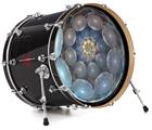 Decal Skin works with most 24" Bass Kick Drum Heads Dragon Egg - DRUM HEAD NOT INCLUDED