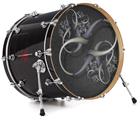 Decal Skin works with most 24" Bass Kick Drum Heads Cs4 - DRUM HEAD NOT INCLUDED