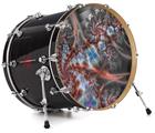 Decal Skin works with most 24" Bass Kick Drum Heads Diamonds - DRUM HEAD NOT INCLUDED