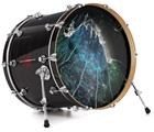 Decal Skin works with most 24" Bass Kick Drum Heads Aquatic 2 - DRUM HEAD NOT INCLUDED