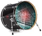 Decal Skin works with most 24" Bass Kick Drum Heads Crystal - DRUM HEAD NOT INCLUDED