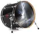 Decal Skin works with most 26" Bass Kick Drum Heads Breakthrough - DRUM HEAD NOT INCLUDED