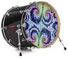 Decal Skin works with most 26" Bass Kick Drum Heads Breath - DRUM HEAD NOT INCLUDED