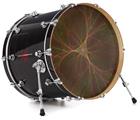 Decal Skin works with most 26" Bass Kick Drum Heads Bushy Triangle - DRUM HEAD NOT INCLUDED