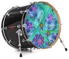 Decal Skin works with most 26" Bass Kick Drum Heads Cell Structure - DRUM HEAD NOT INCLUDED