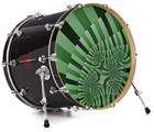 Decal Skin works with most 26" Bass Kick Drum Heads Camo - DRUM HEAD NOT INCLUDED