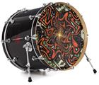 Decal Skin works with most 26" Bass Kick Drum Heads Knot - DRUM HEAD NOT INCLUDED