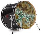 Decal Skin works with most 26" Bass Kick Drum Heads New Beginning - DRUM HEAD NOT INCLUDED