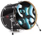 Decal Skin works with most 26" Bass Kick Drum Heads Metal - DRUM HEAD NOT INCLUDED