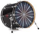 Decal Skin works with most 26" Bass Kick Drum Heads Infinity Bars - DRUM HEAD NOT INCLUDED