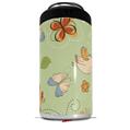 WraptorSkinz Skin Decal Wrap compatible with Yeti 16oz Tall Colster Can Cooler Insulator Birds Butterflies and Flowers (COOLER NOT INCLUDED)
