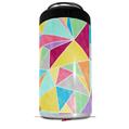 WraptorSkinz Skin Decal Wrap compatible with Yeti 16oz Tall Colster Can Cooler Insulator Brushed Geometric (COOLER NOT INCLUDED)