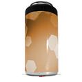 WraptorSkinz Skin Decal Wrap compatible with Yeti 16oz Tall Colster Can Cooler Insulator Bokeh Hex Orange (COOLER NOT INCLUDED)