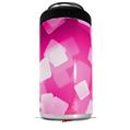 WraptorSkinz Skin Decal Wrap compatible with Yeti 16oz Tall Colster Can Cooler Insulator Bokeh Squared Hot Pink (COOLER NOT INCLUDED)
