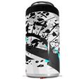 WraptorSkinz Skin Decal Wrap compatible with Yeti 16oz Tall Colster Can Cooler Insulator Baja 0018 Neon Teal (COOLER NOT INCLUDED)