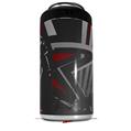 WraptorSkinz Skin Decal Wrap compatible with Yeti 16oz Tall Colster Can Cooler Insulator Baja 0023 Red Dark (COOLER NOT INCLUDED)