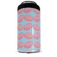 WraptorSkinz Skin Decal Wrap compatible with Yeti 16oz Tall Colster Can Cooler Insulator Donuts Blue (COOLER NOT INCLUDED)