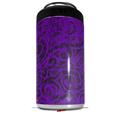 WraptorSkinz Skin Decal Wrap compatible with Yeti 16oz Tall Colster Can Cooler Insulator Folder Doodles Purple (COOLER NOT INCLUDED)