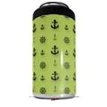 WraptorSkinz Skin Decal Wrap compatible with Yeti 16oz Tall Colster Can Cooler Insulator Nautical Anchors Away 02 Sage Green (COOLER NOT INCLUDED)