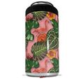 WraptorSkinz Skin Decal Wrap compatible with Yeti 16oz Tall Colster Can Cooler Insulator Famingos and Flowers Pink (COOLER NOT INCLUDED)