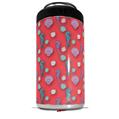 WraptorSkinz Skin Decal Wrap compatible with Yeti 16oz Tall Colster Can Cooler Insulator Seahorses and Shells Coral (COOLER NOT INCLUDED)