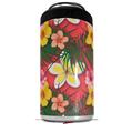 WraptorSkinz Skin Decal Wrap compatible with Yeti 16oz Tall Colster Can Cooler Insulator Beach Flowers 02 Coral (COOLER NOT INCLUDED)