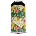 WraptorSkinz Skin Decal Wrap compatible with Yeti 16oz Tall Colster Can Cooler Insulator Beach Flowers 02 Yellow Sunshine (COOLER NOT INCLUDED)