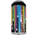 WraptorSkinz Skin Decal Wrap compatible with Yeti 16oz Tall Colster Can Cooler Insulator Color Drops (COOLER NOT INCLUDED)