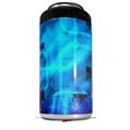 WraptorSkinz Skin Decal Wrap compatible with Yeti 16oz Tall Colster Can Cooler Insulator Cubic Shards Blue (COOLER NOT INCLUDED)