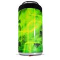 WraptorSkinz Skin Decal Wrap compatible with Yeti 16oz Tall Colster Can Cooler Insulator Cubic Shards Green (COOLER NOT INCLUDED)