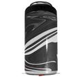 WraptorSkinz Skin Decal Wrap compatible with Yeti 16oz Tall Colster Can Cooler Insulator Black Marble (COOLER NOT INCLUDED)