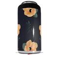 WraptorSkinz Skin Decal Wrap compatible with Yeti 16oz Tall Colster Can Cooler Insulator Poppy Orange Navy (COOLER NOT INCLUDED)